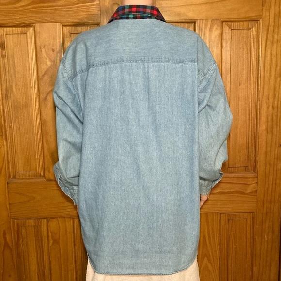 NWOT Vintage Northwest Blue Top Blouse Size L - Picture 6 of 12